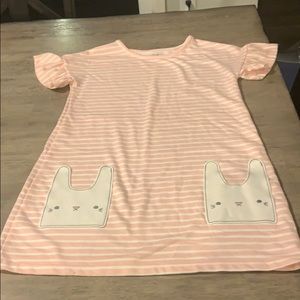 🐰 Adorable stripped bunny dress 🐰